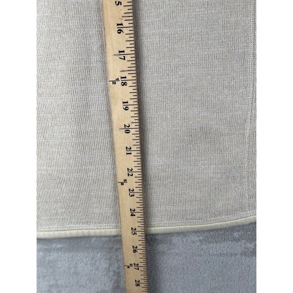 Patagonia Womens Women's Better Sweater 1/4-Zip Oyster White Pullover Medium - Picture 8 of 14